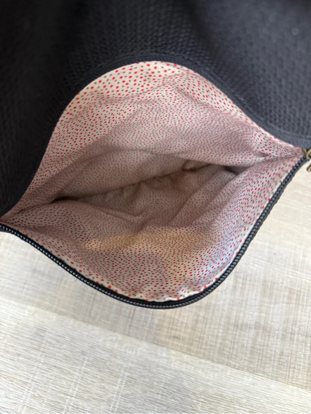 Pistil Black Canvas Leather Trim Backpack